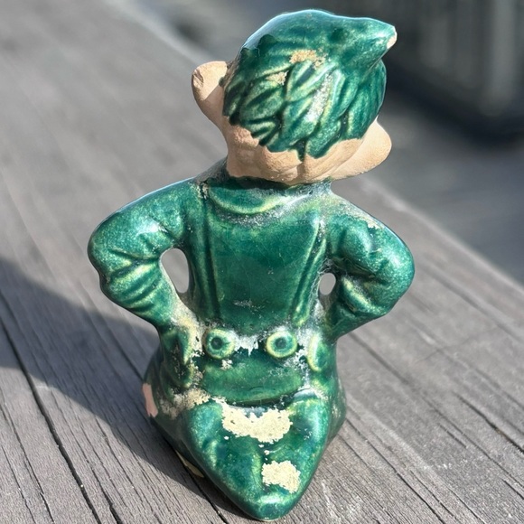 Feisty Vintage Green Pixie Elf! - Picture 7 of 10